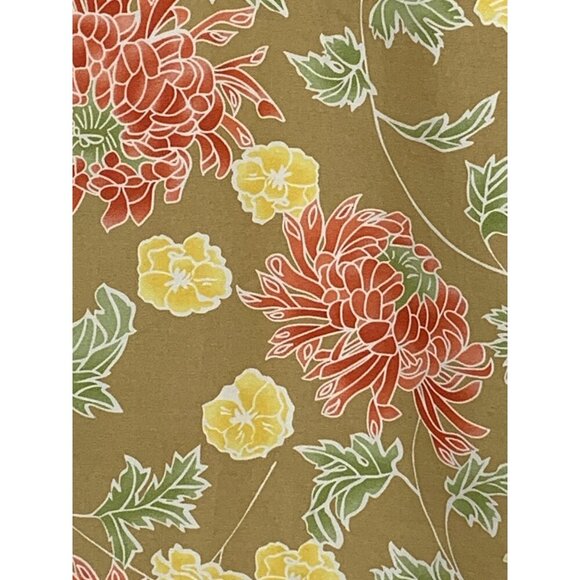 Worthington Women Floral Skirt Size 14 Silk Midi Wrap Pink Brown NWT New - Picture 7 of 8